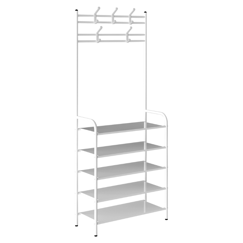KỆ GIÀY KẾT HỢP MÓC TREO ÁO 0.7M THE ONE (HÒA PHÁT) GK01-S