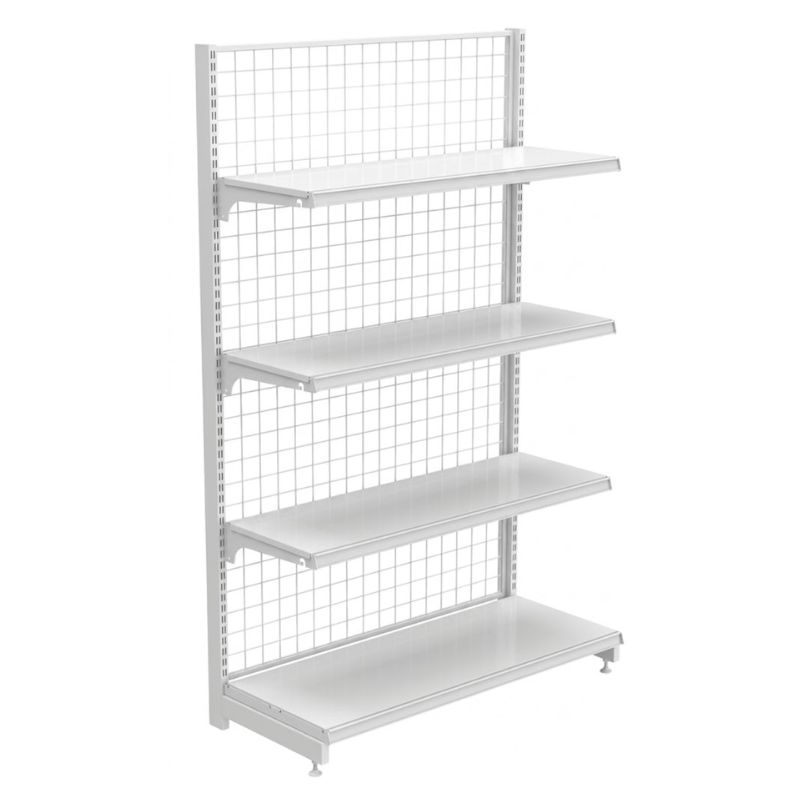 KỆ SIÊU THỊ ĐƠN 4 TẦNG RBS KE-4ĐON-WH