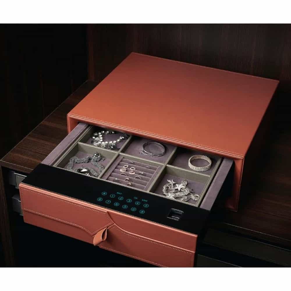 KÉT BẢO HIỂM GERARI MW22.500 BỌC DA, VÂN TAY ĐIỆN TỬ
