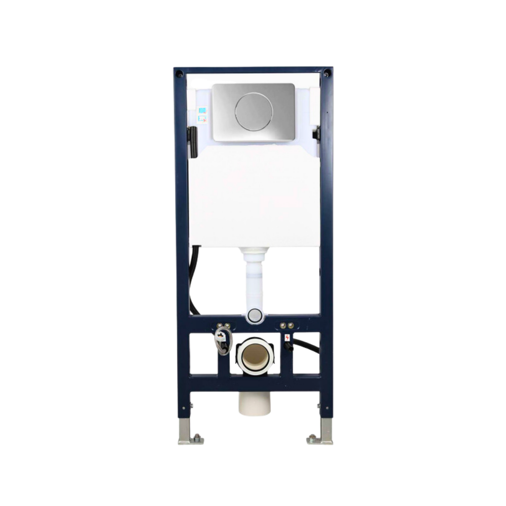 KÉT NƯỚC ÂM TƯỜNG BRAVAT CD014N-1-VP PANEL 259X179MM, LẮP TREO TƯỜNG HIỆN ĐẠI