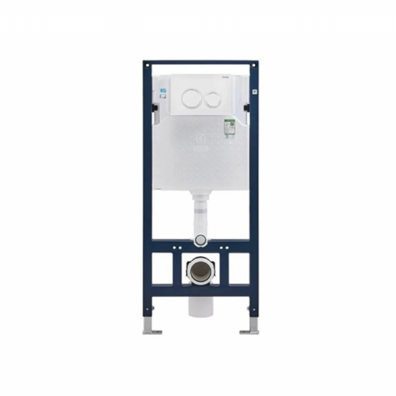KÉT NƯỚC ÂM TƯỜNG MOEN SW8001B - NÚT BẤM TRẮNG NHỰA CAO CẤP