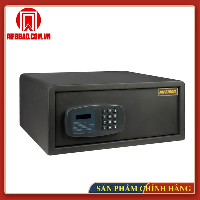 KÉT SẮT ĐIỆN TỬ AIFEIBAO HK-M/D-20-KS - MỞ MẬT MÃ TỰ ĐỔI, CHÌA KHẨN CẤP, BẢO MẬT CAO