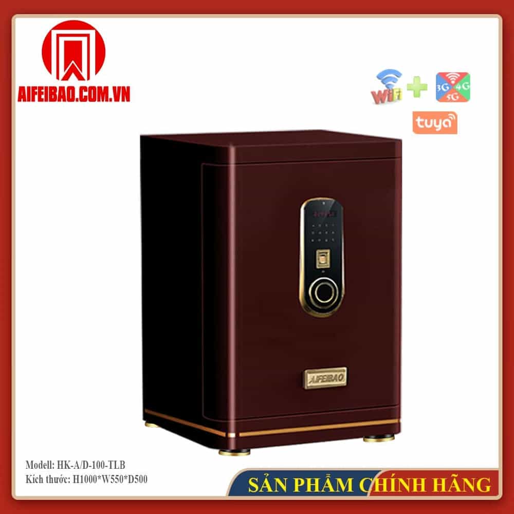 KÉT SẮT ĐIỆN TỬ CHỐNG CHÁY AIFEIBAO HK-A1/D-100-TLB