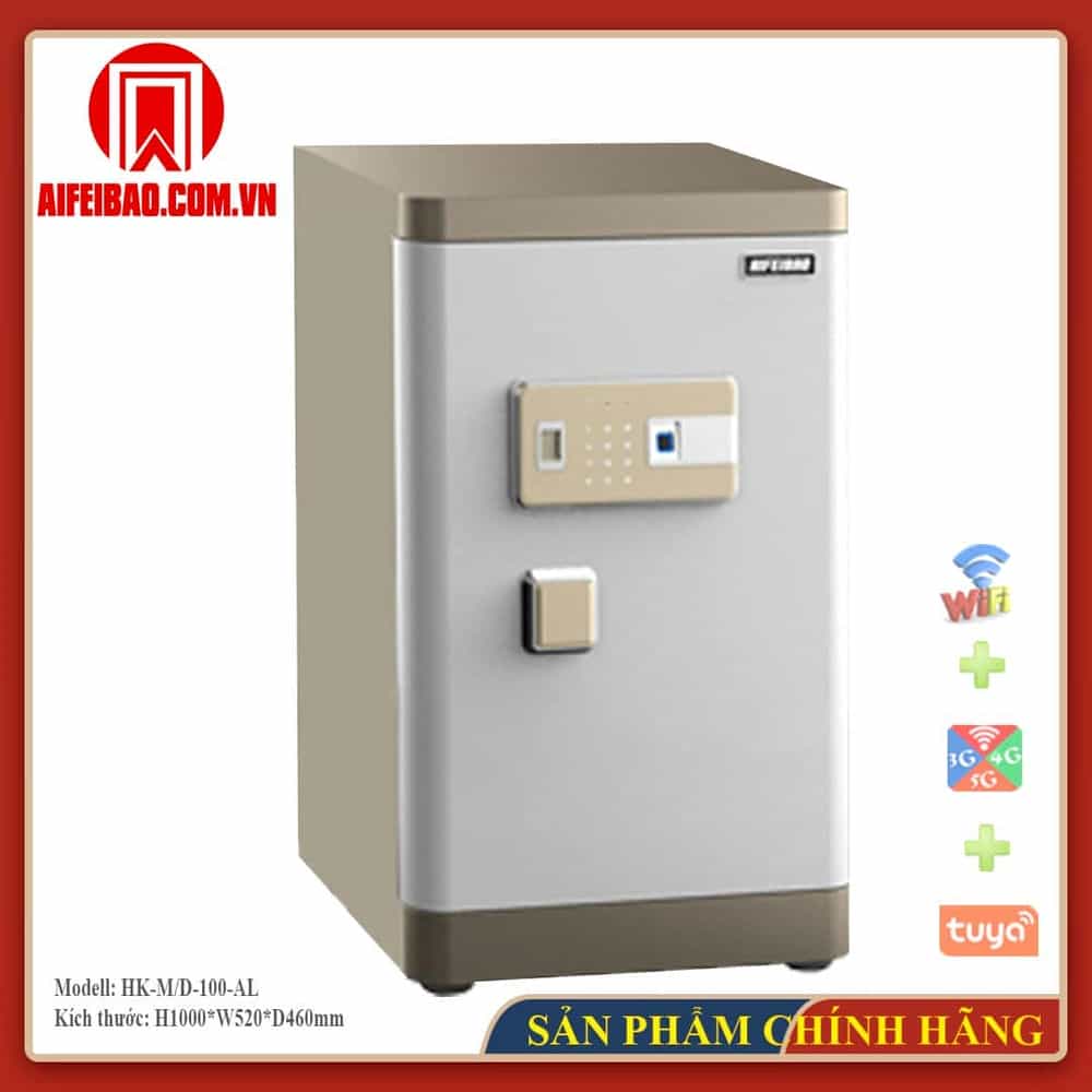 KÉT SẮT ĐIỆN TỬ CHỐNG CHÁY AIFEIBAO HK-M/D-100-AL