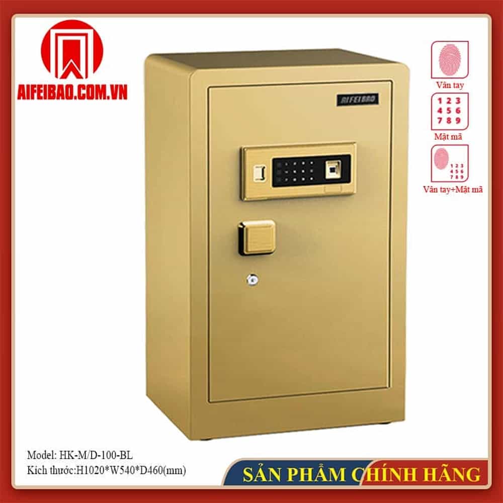 KÉT SẮT ĐIỆN TỬ CHỐNG CHÁY AIFEIBAO HK-M/D-100-BL