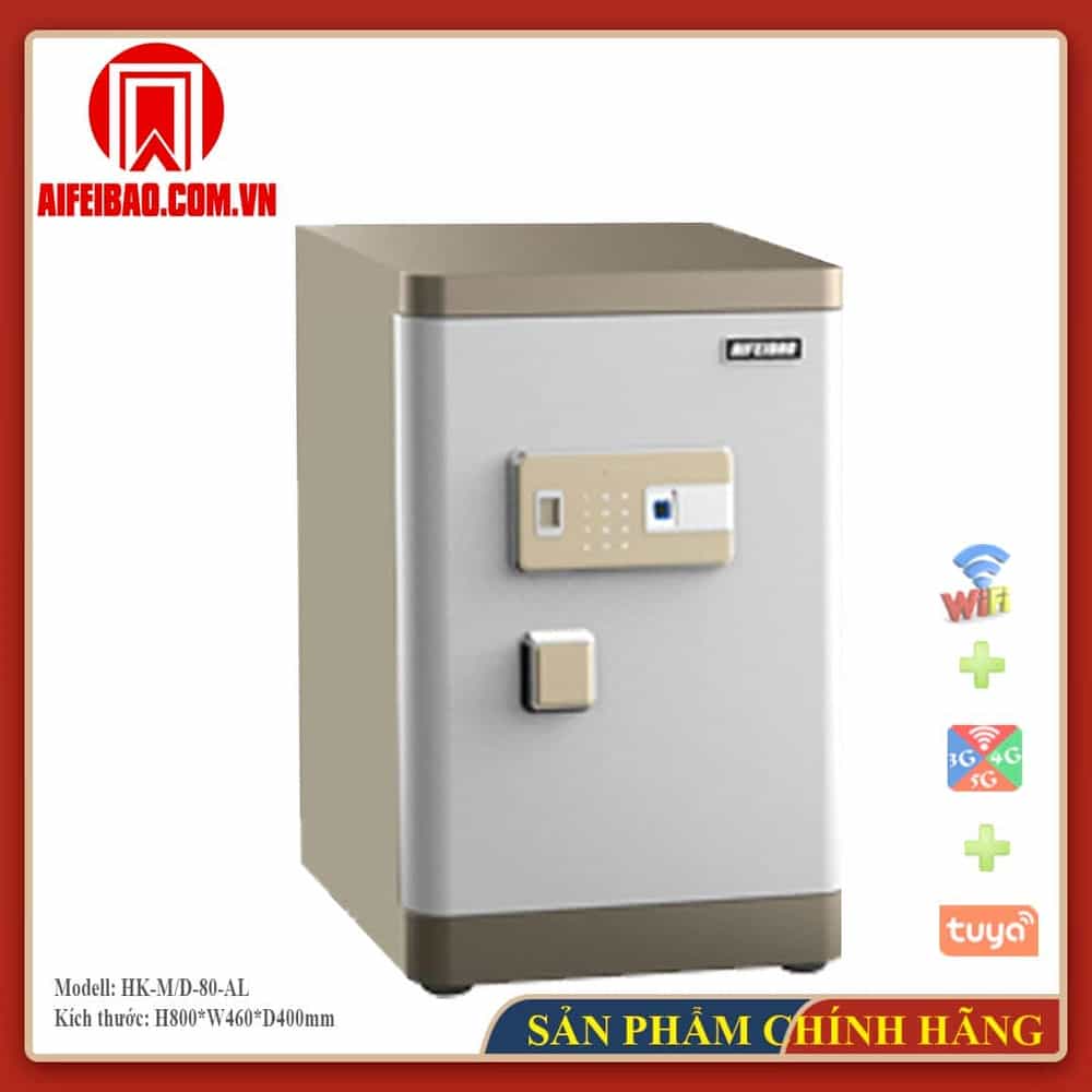 KÉT SẮT ĐIỆN TỬ CHỐNG CHÁY AIFEIBAO HK-M/D-80-AL