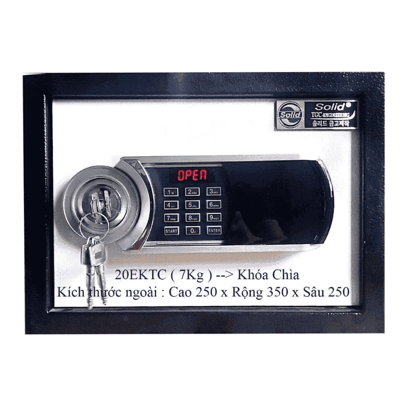 KÉT SẮT THÔNG MINH SOLID SLB-20EKTC