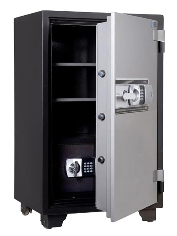 KÉT SẮT THÔNG MINH SOLID SLS-100EE - KHÓA ĐIỆN TỬ, CHỐNG CHÁY 1000°C