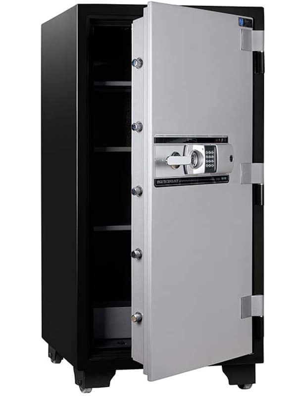 KÉT SẮT THÔNG MINH SOLID SLS-159E – KÉT SẮT VĂN PHÒNG CỠ LỚN, KHÓA ĐIỆN TỬ, CHỐNG CHÁY 1000°C, BẢO HÀNH 5 NĂM