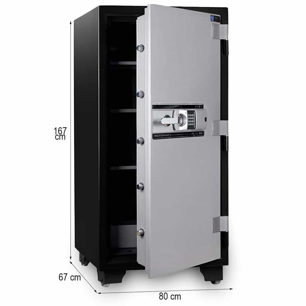 KÉT SẮT THÔNG MINH SOLID SLS-167E | SOLID | SLS-167E | KHÓA ĐIỆN TỬ, CHỐNG CHÁY 1000°C TRONG 2 GIỜ.