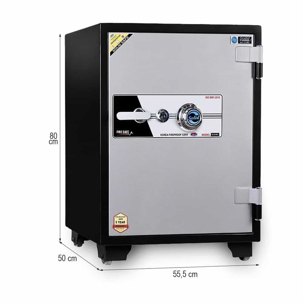 KÉT SẮT THÔNG MINH SOLID SLS-80C | HÃNG SOLID | MODEL SLS-80C | CHỐNG CHÁY 1000°C TRONG 2 GIỜ.