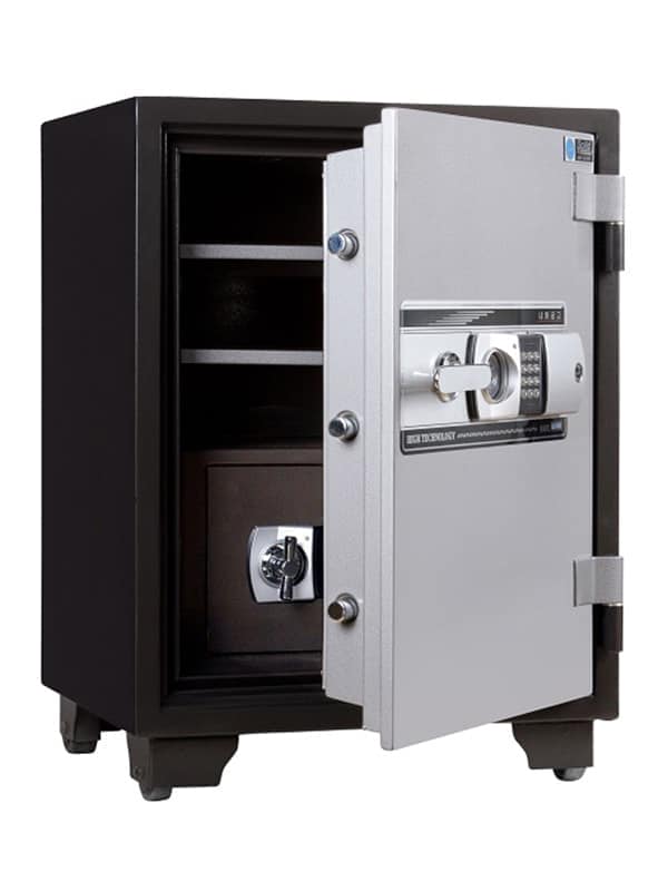 KÉT SẮT THÔNG MINH SOLID SLS-87EE – KHÓA ĐIỆN TỬ, CHỐNG CHÁY 1 GIỜ