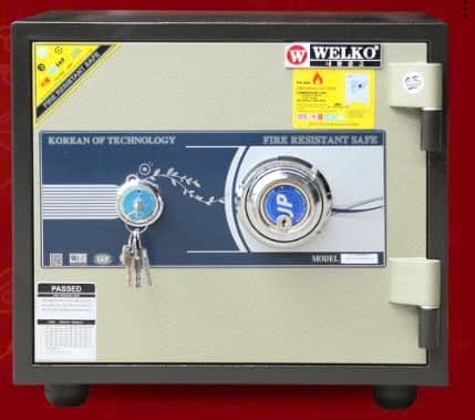 KÉT SẮT KHÓA CƠ ĐỔI MÃ WELKO KS 80 (NĂM) – ĐỨNG – BẢO MẬT CAO, ĐỔI MÃ DỄ DÀNG
