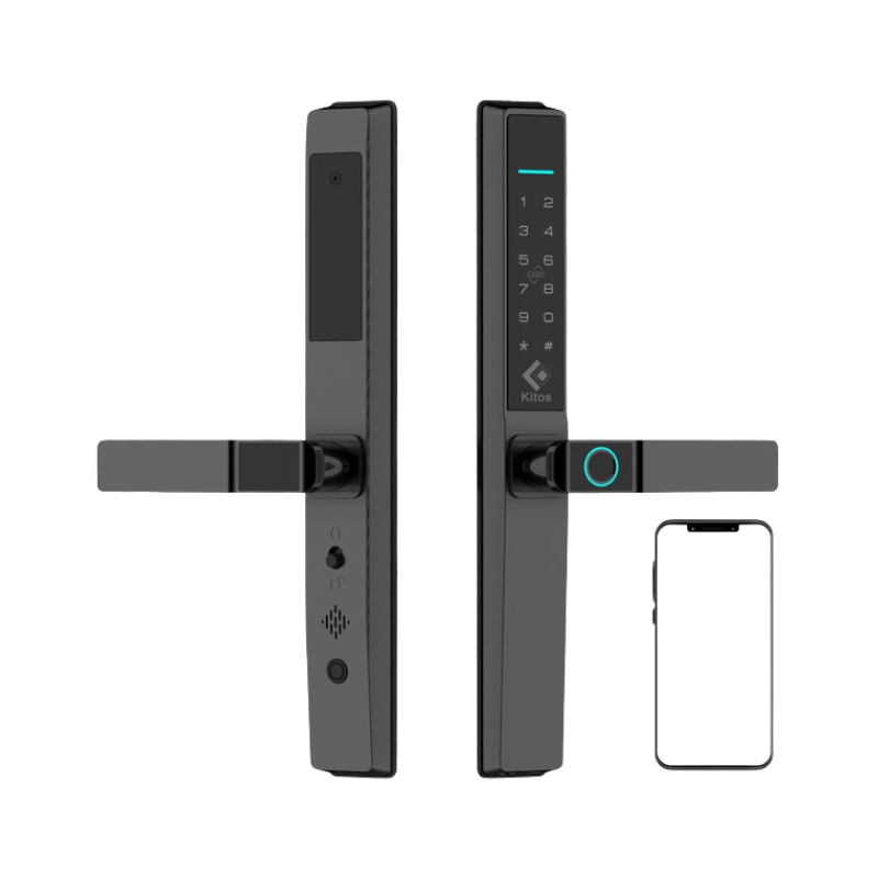 KHÓA CỬA NHÔM THÔNG MINH KITOS AL630 PRO CHỐNG NƯỚC IP65