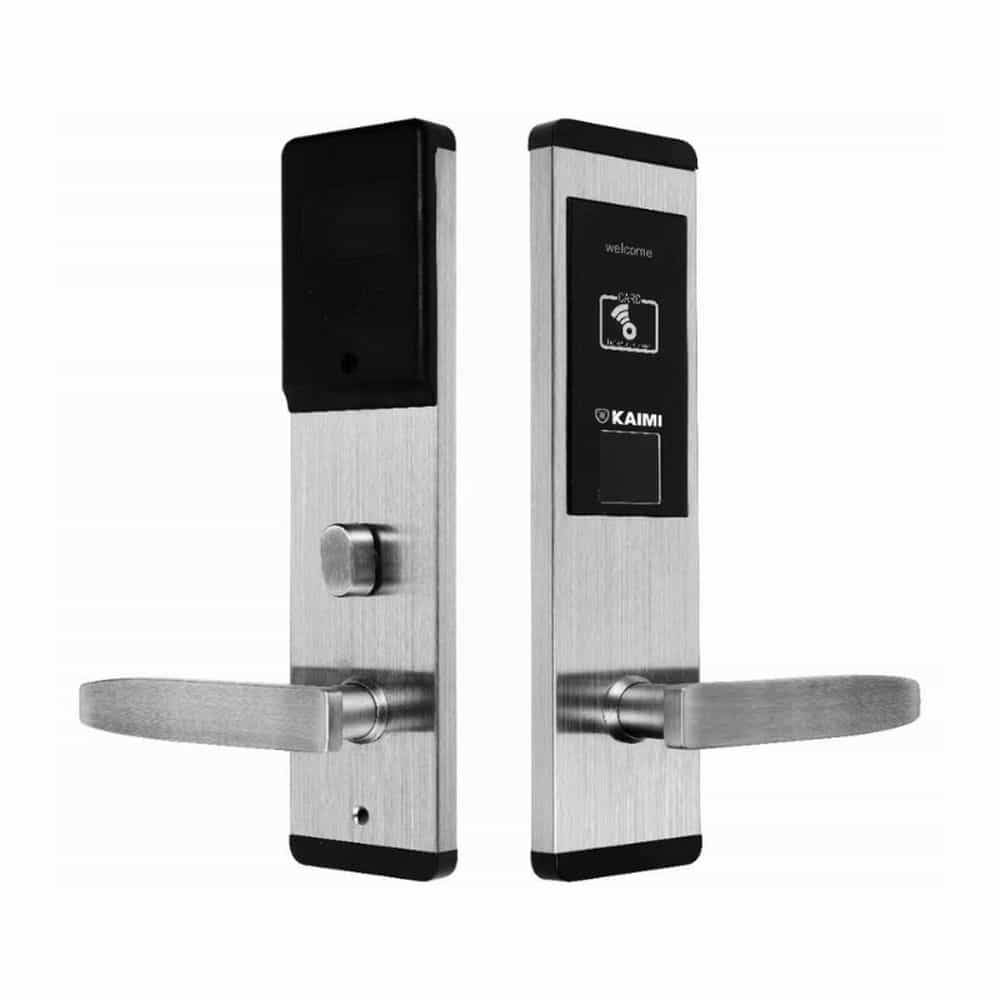 KHÓA CỬA THÔNG MINH KAIMI HL123 – INOX 304, MỞ THẺ NHANH
