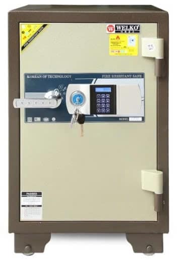 KÉT SẮT WELKO KS125 KHÓA ĐIỆN TỬ CÁNH ĐÚC, CHỐNG CHÁY