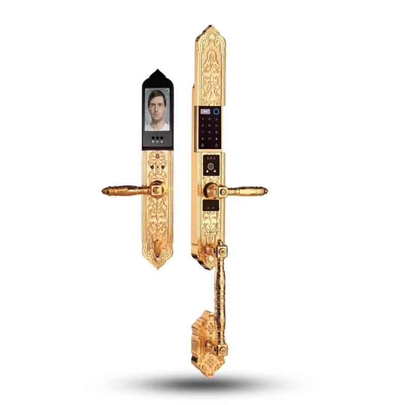 KHÓA THÔNG MINH DEMAX EL986 GOLD NHẬN DIỆN KHUÔN MẶT, APP WIFI