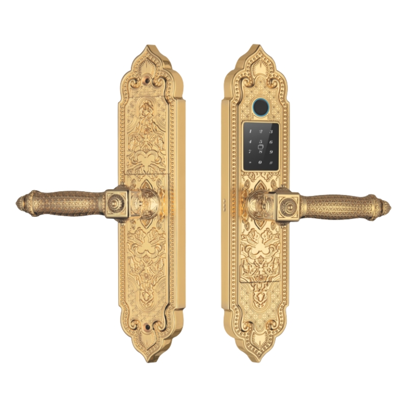 KHÓA VÂN TAY KASSLER KL-919PRO-GOLD-APP TTLOCK ĐỒNG ĐÚC