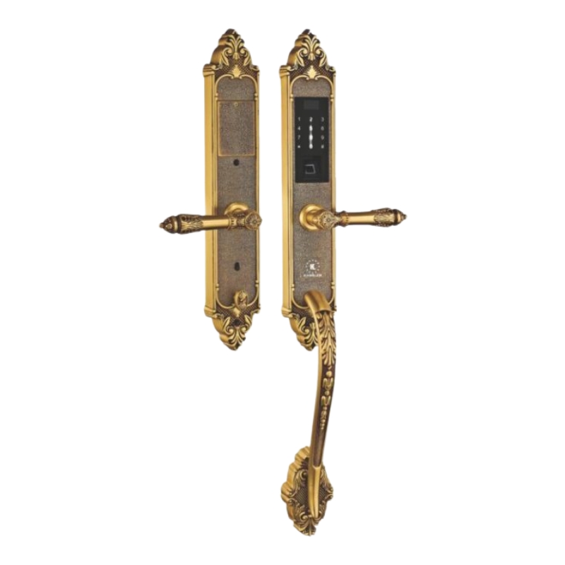 KHÓA VÂN TAY KASSLER KL-969C ĐỒNG MẠ VÀNG 18K CAO CẤP