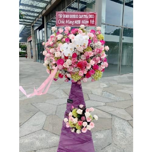 LẲNG HOA CHÚC MỪNG JF JFKCM015 (FREESHIP HCM)