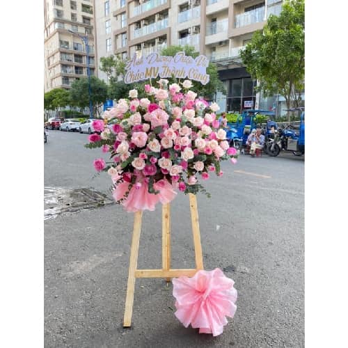 LẲNG HOA CHÚC MỪNG JF JFKCM016 (FREESHIP HCM)