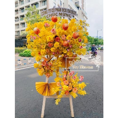 LẲNG HOA CHÚC MỪNG JF JFKCM024 (FREESHIP HCM)