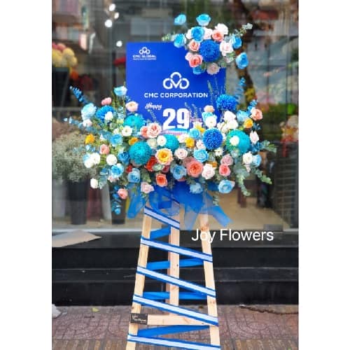 LẲNG HOA CHÚC MỪNG JF JFKCM027 (FREESHIP HCM)