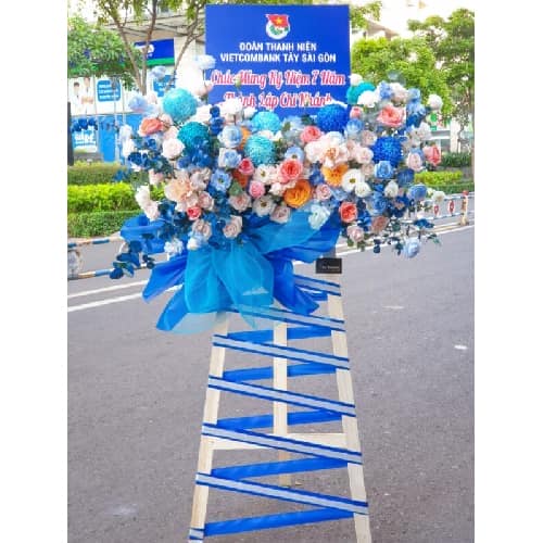 LẲNG HOA CHÚC MỪNG JF JFKCM028 (FREESHIP HCM)