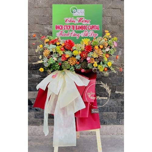 LẲNG HOA CHÚC MỪNG JF JFSD014 (FREESHIP HCM)