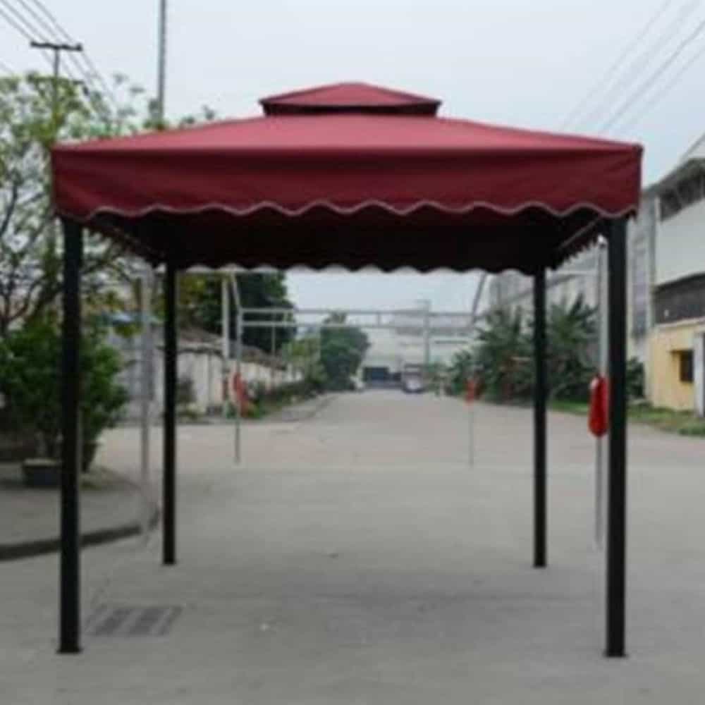 LỀU SÂN VƯỜN CHI LAI LNTN-JIS-943 SẮT 4 CỘT LA MÃ 3X3M