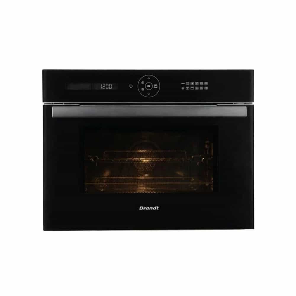 LÒ VI SÓNG KÈM NƯỚNG BRANDT BKC6575B ÂM TỦ 60CM ĐA NĂNG