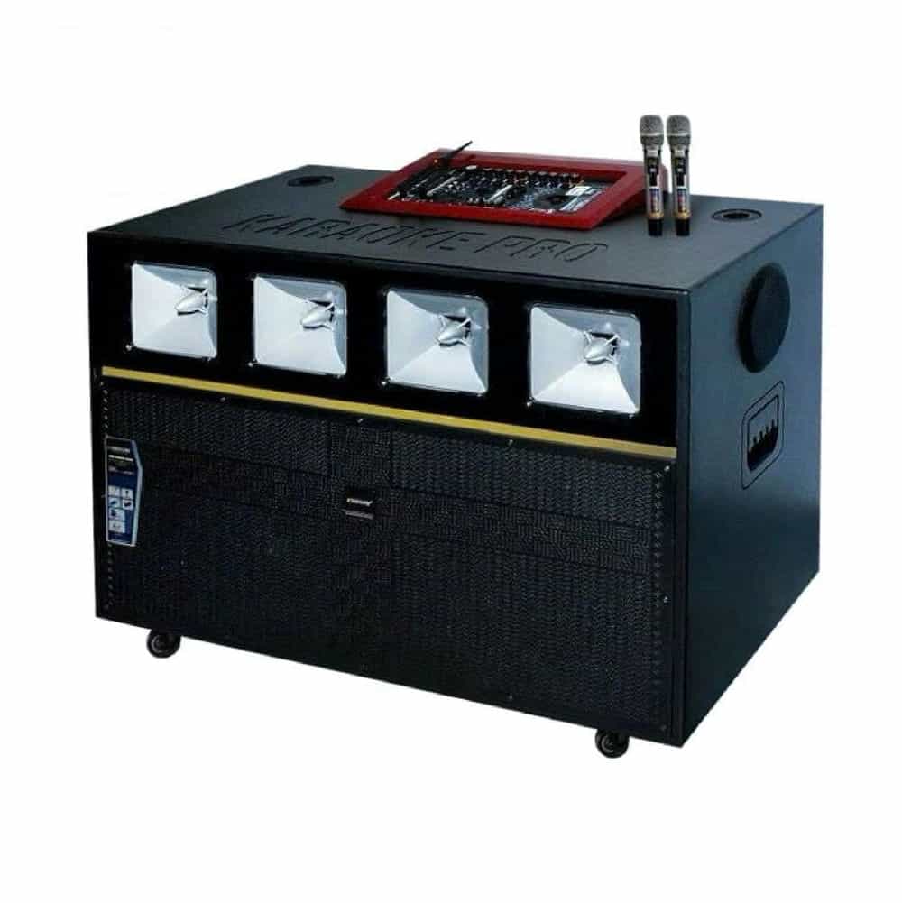 LOA KÉO THÙNG GỖ OMATON GLC-9900SH 4 TẤC ĐÔI CÔNG SUẤT 1200W