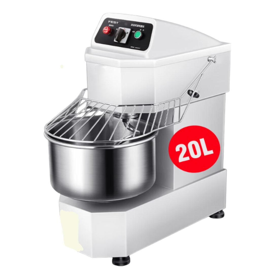 MÁY ĐÁNH TRỨNG CÔNG NGHIỆP ĐỂ BÀN FEST 20 LÍT MD-T2 - CÔNG SUẤT 1.1KW, MẶT THÉP KHÔNG GỈ