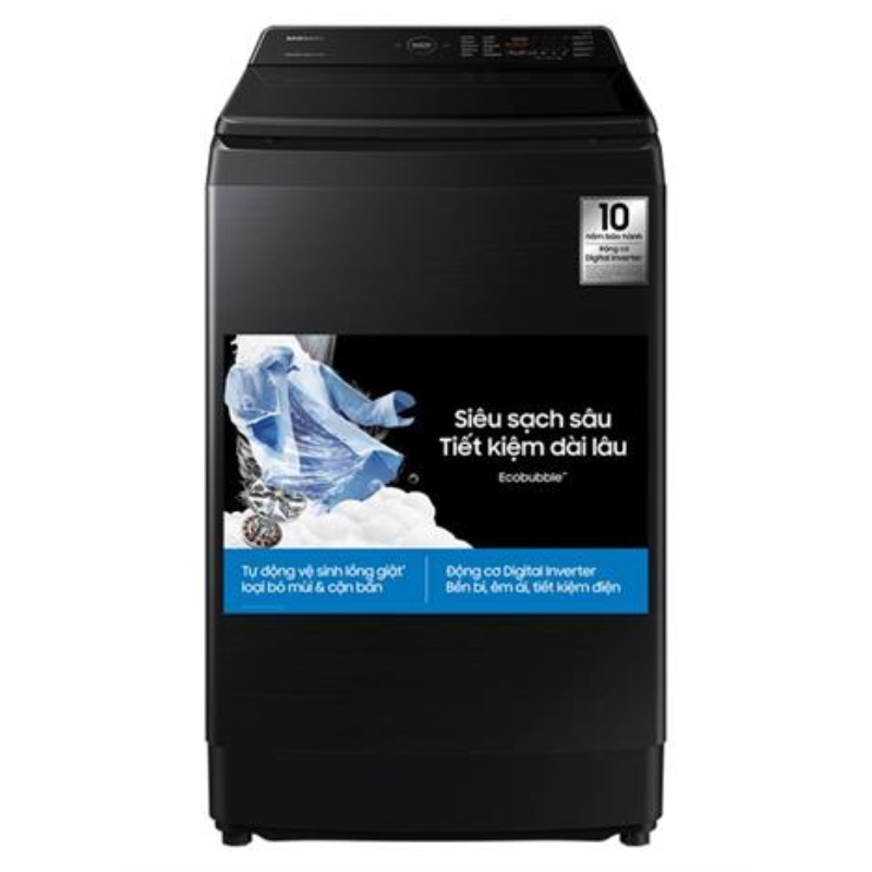 MÁY GIẶT CỬA TRÊN SAMSUNG INVERTER 12.5 KG WA40F12E4CSV
