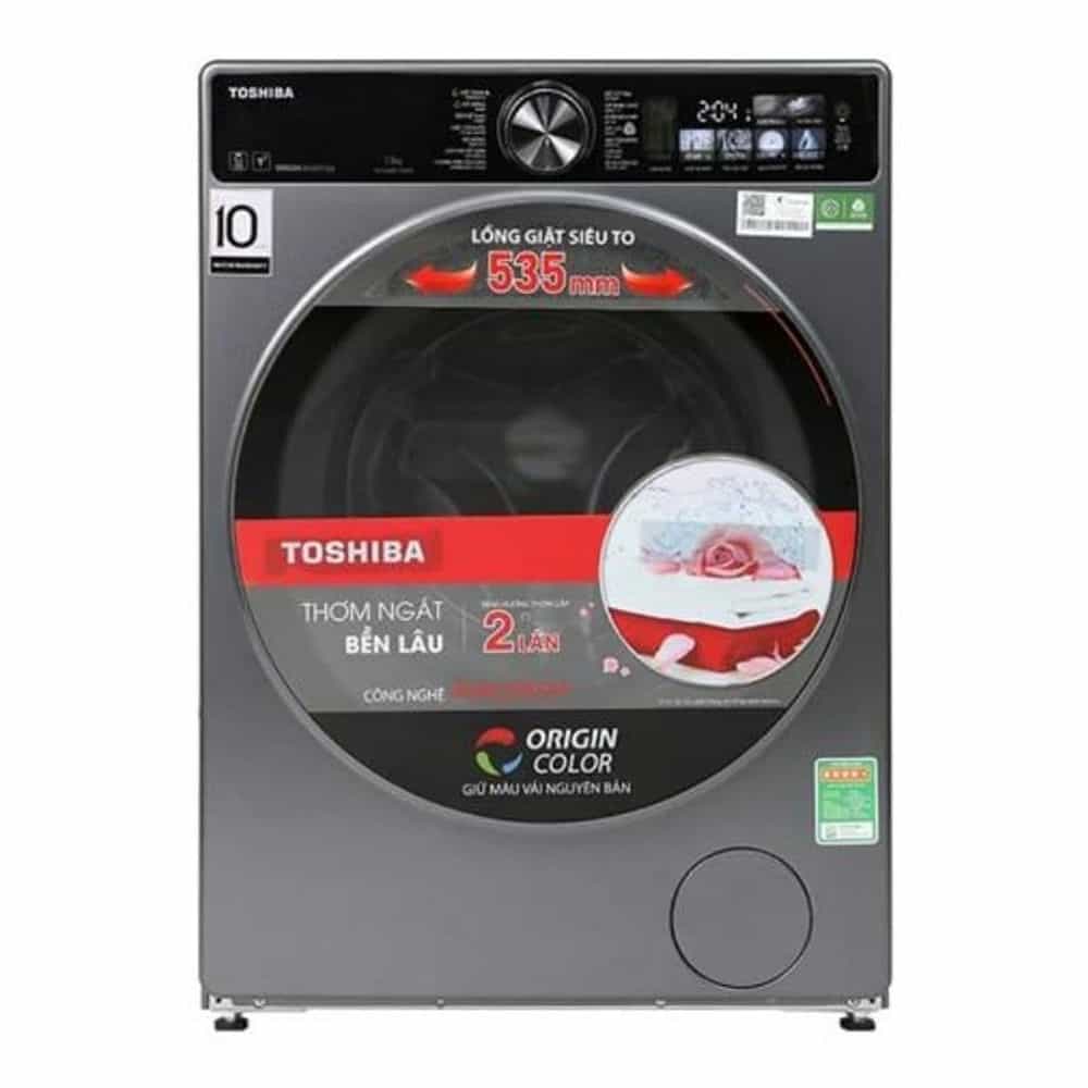MÁY GIẶT CỬA TRƯỚC TOSHIBA INVERTER 13 KG TW-T25BZP140MWV(MG)