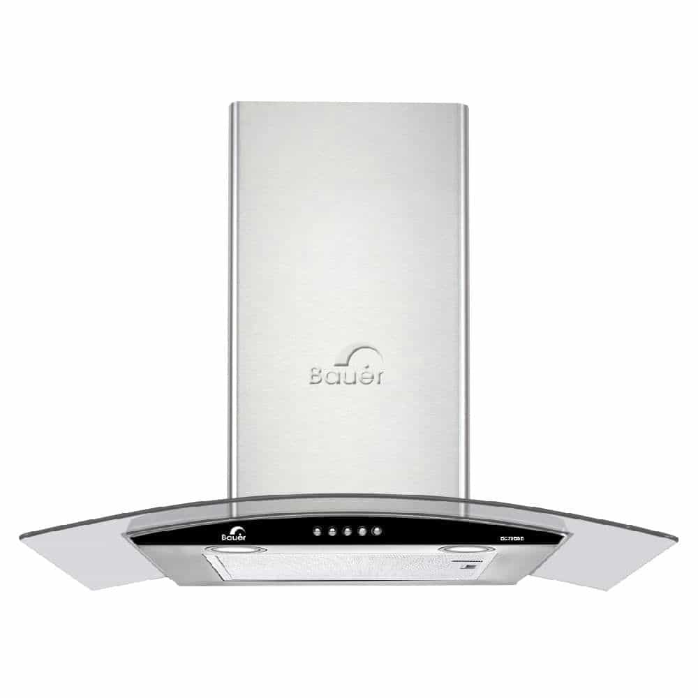 MÁY HÚT KHÓI KHỬ MÙI SMART BAUER KÍNH CONG BC70BSB