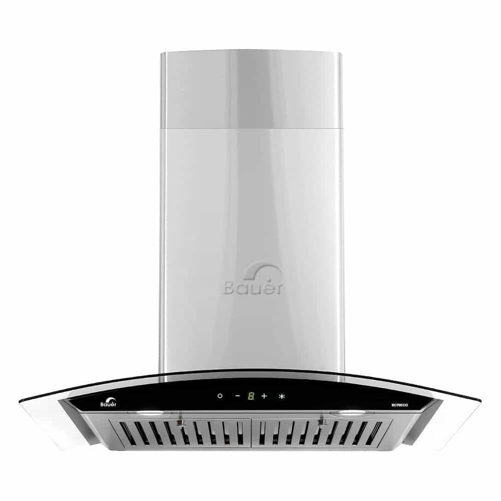MÁY HÚT KHÓI KHỬ MÙI SMART BAUER KÍNH CONG BC70ECO