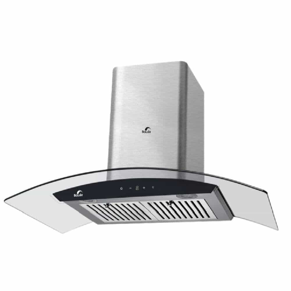 MÁY HÚT KHÓI KHỬ MÙI SMART BAUER KÍNH CONG BC90ECO