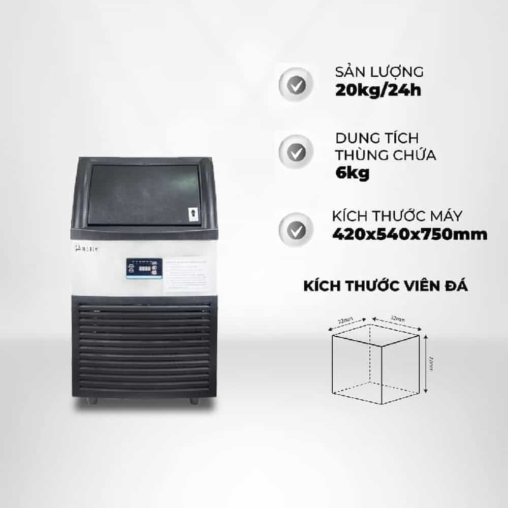 MÁY LÀM ĐÁ VIÊN P-EMIC 20KG/24H PD-20