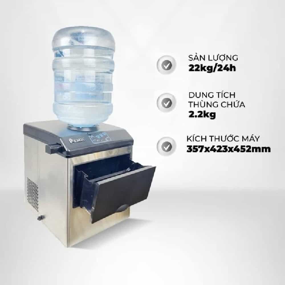 MÁY LÀM ĐÁ VIÊN P-EMIC 22KG/24H HZB-22BF