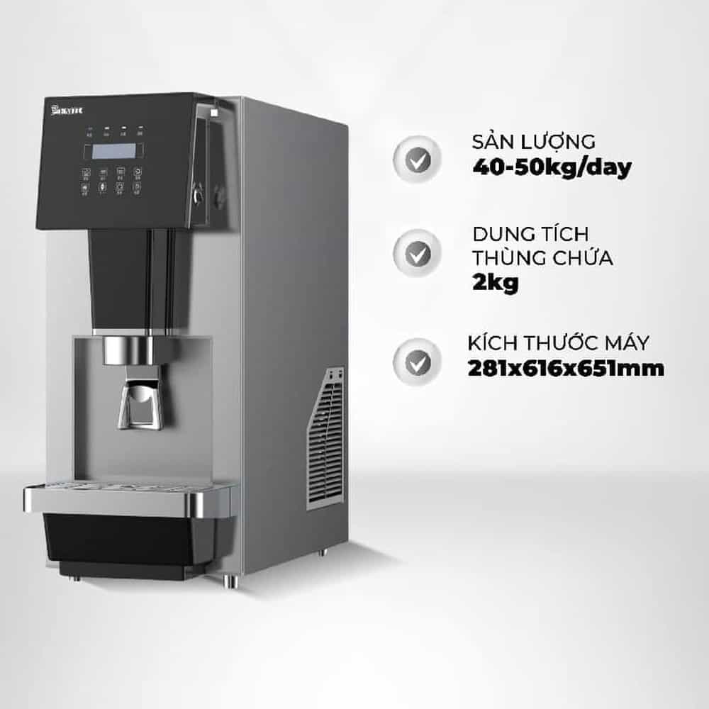 MÁY LÀM ĐÁ VIÊN P-EMIC 40KG/24H PTB-Z02