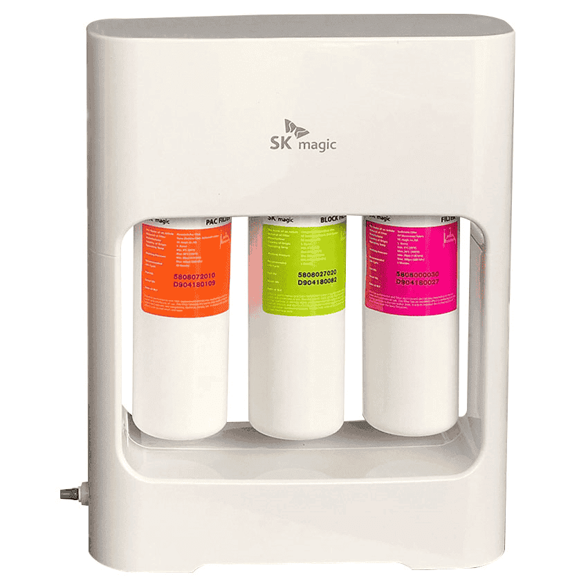 [MIỄN PHÍ LẮP ĐẶT] MÁY LỌC NƯỚC ĐẦU NGUỒN SK MAGIC WPU-9100C (3 LÕI ) (KHÔNG DÙNG ĐIỆN)