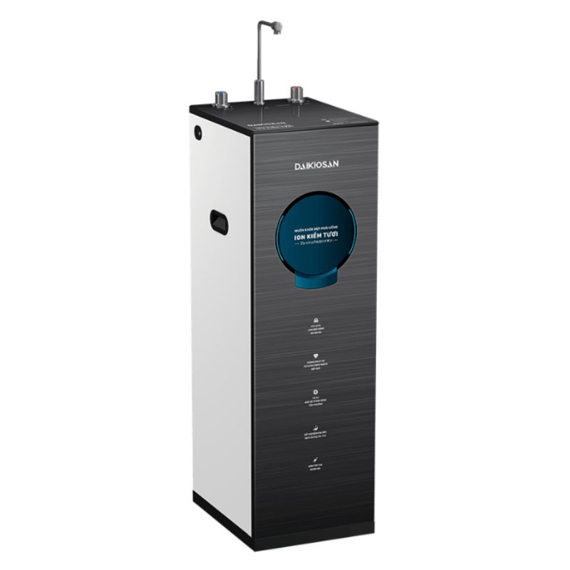 MÁY LỌC NƯỚC ION KIỀM TƯƠI NÓNG NGUỘI DAIKIO 8 LÕI DN204
