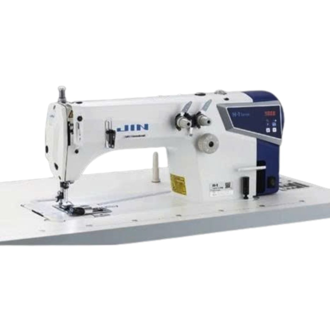 MÁY MAY 2 KIM JIN JIN-H1T-200/A-A + JIN JIN + 2 KIM, 50 MẪU + TỰ ĐỘNG NÂNG CHÂN VỊT, DIRECT-DRIVE