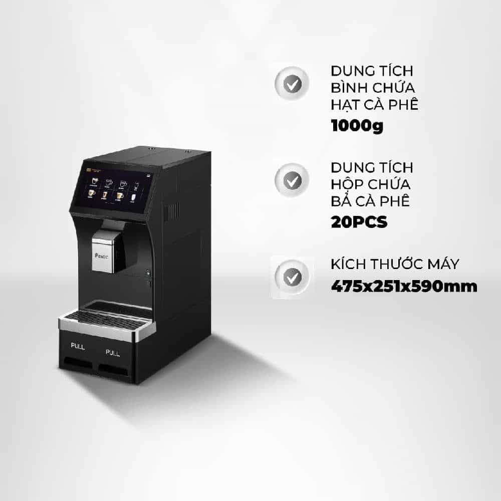MÁY PHA CÀ PHÊ TỰ ĐỘNG P-EMIC PTB-102