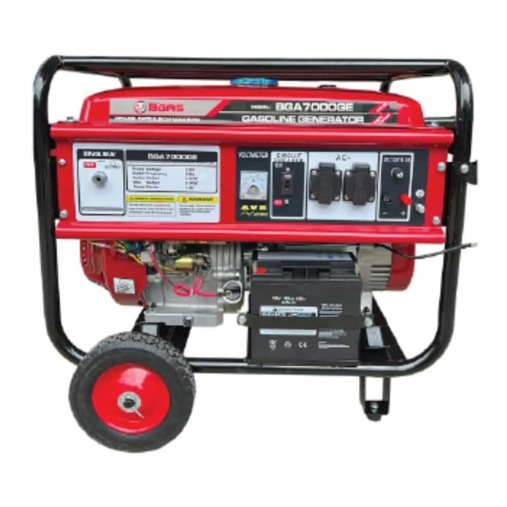 MÁY PHÁT ĐIỆN BGAS BGA7000GE CÔNG SUẤT 6.0KW, ĐỀ ĐIỆN