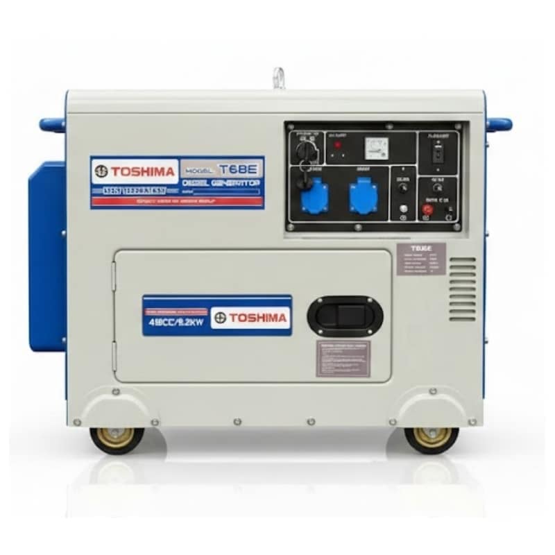 MÁY PHÁT ĐIỆN DIESEL TOSHIMA T68E 5.0KW ĐỀ ĐIỆN TIẾT KIỆM