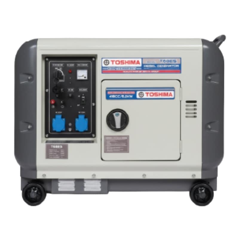 MÁY PHÁT ĐIỆN DIESEL TOSHIMA T68ES 5.0KW ĐỀ ĐIỆN BỀN BỈ