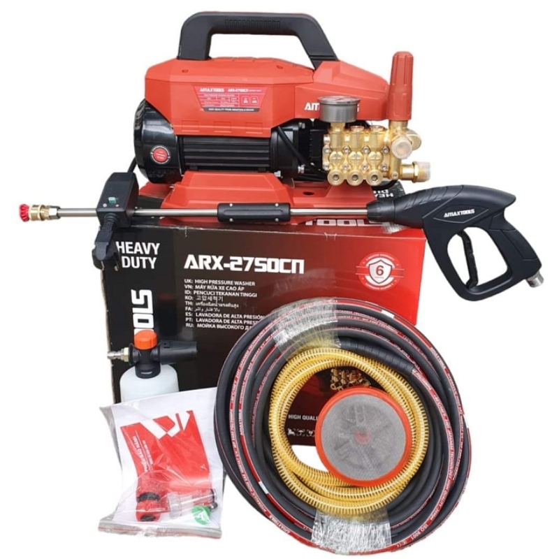 MÁY RỬA XE AMAXTOOLS ARX-2750CN 2750W ÁP LỰC 130BAR