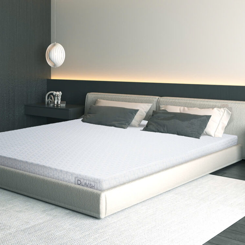 NỆM CAO SU D'LAVISH SEN VÀNG DÂN AN 160X200X10 NÂNG ĐỠ 7 VÙNG